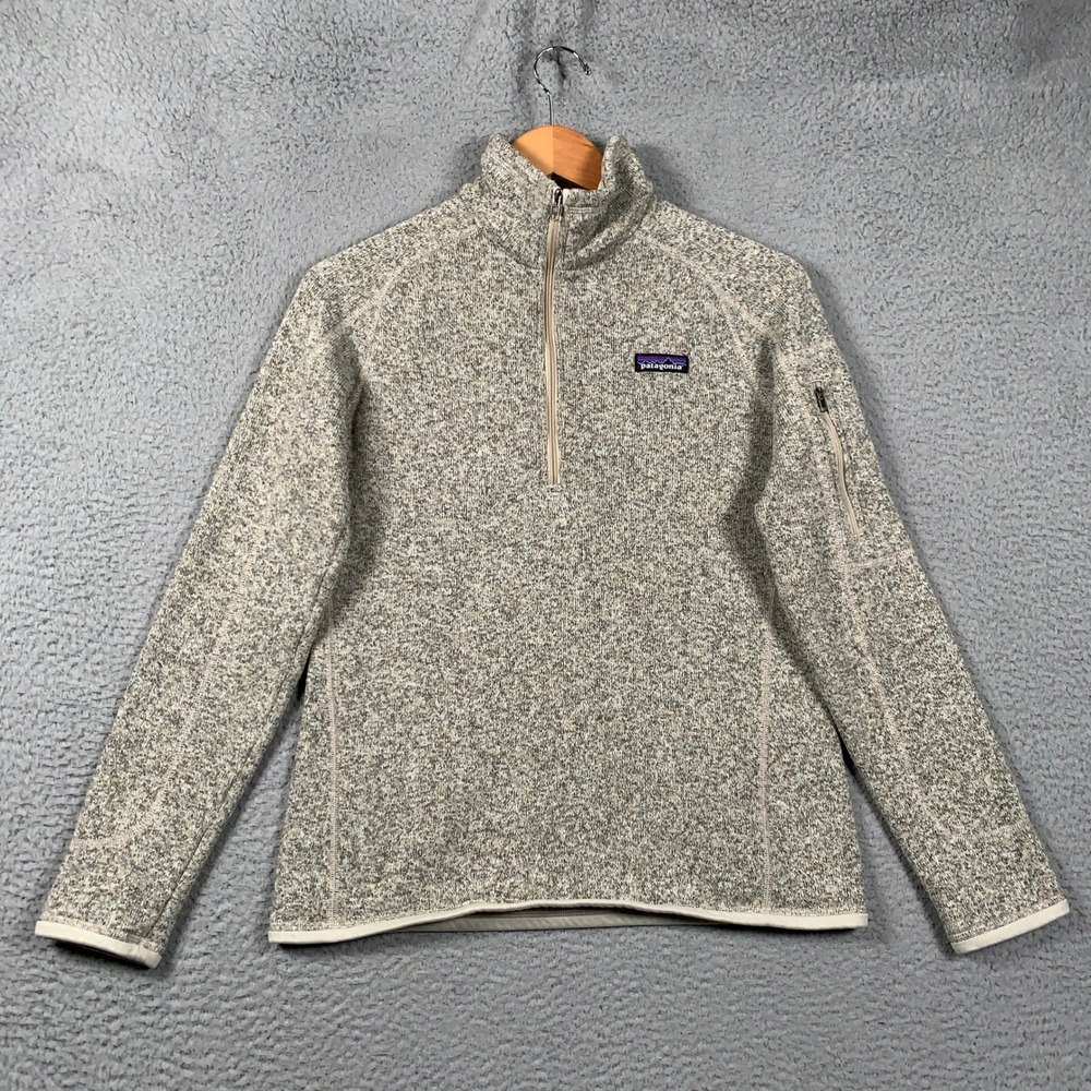 Patagonia Better Sweater Pullover Womens Medium M Oatmeal Heather Fleece Jacket